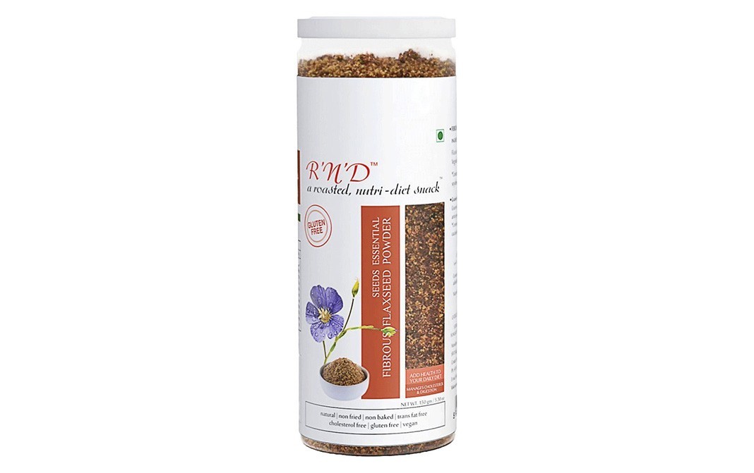 R'N'D Fibrous Flaxseed Powder    Container  150 grams